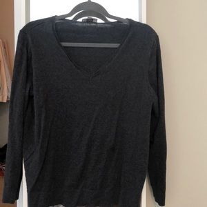 The Loft Grey V Neck Sweater